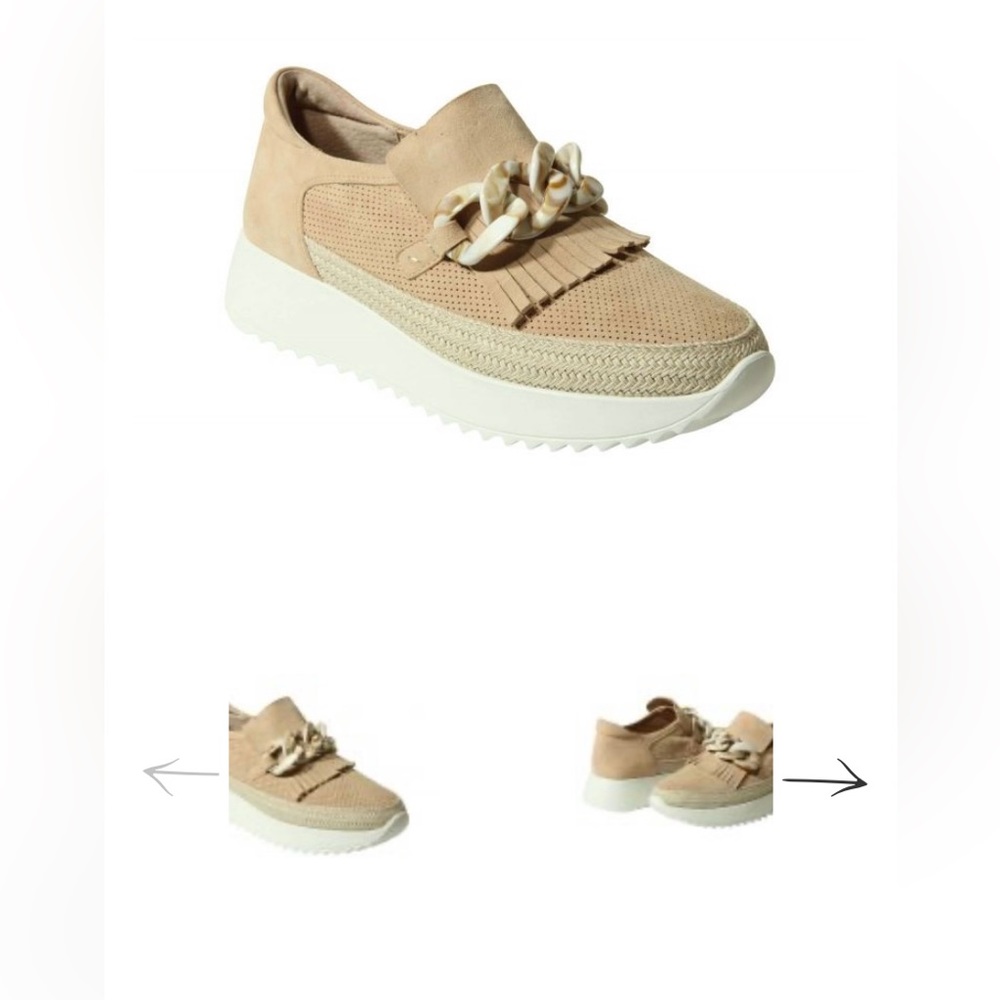 Vaneli Sport Qerene nude suede with box! Hardly worn